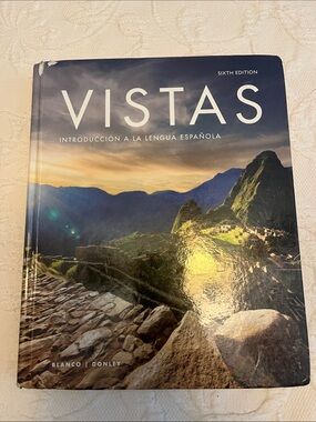 Vistas Spanish Textbook - Blue Mountain Cover
